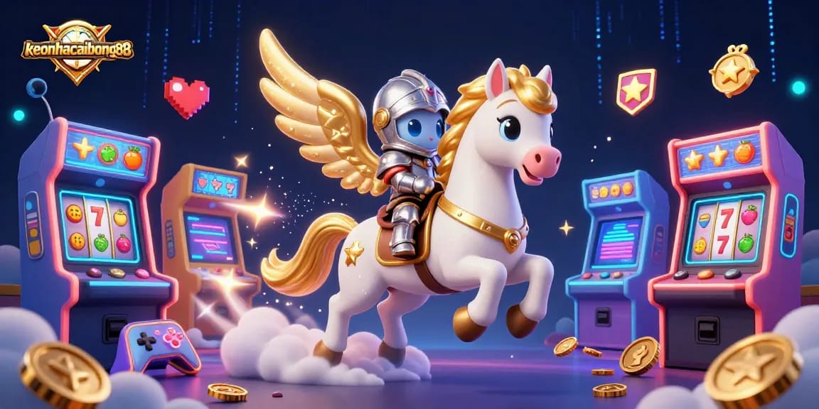 Engage with keonhacaibong88 in this vibrant casino-themed 3D illustration featuring exciting gaming elements.