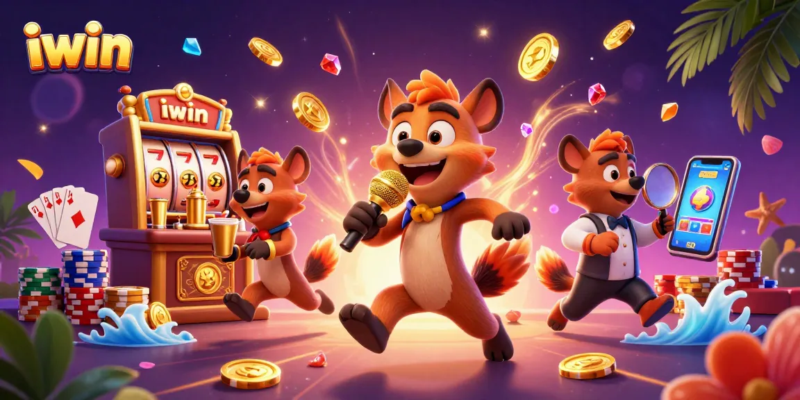 iwin engages players with dynamic slots and casino fun in a rich 3D illustration.
