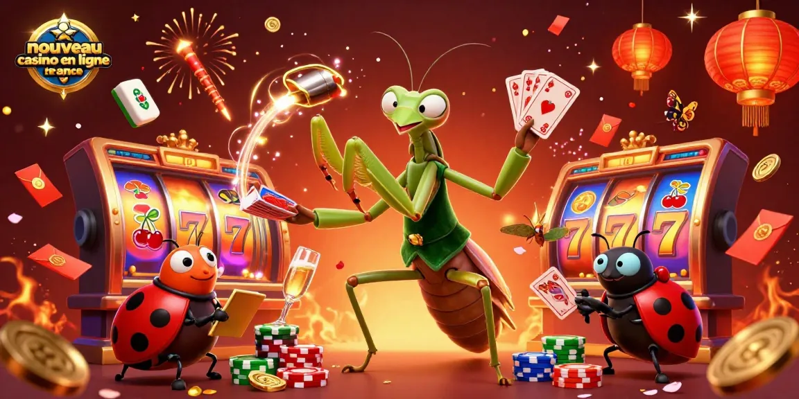 Jouez dans un nouveau casino en ligne France avec des croupiers animés et des éléments festifs.