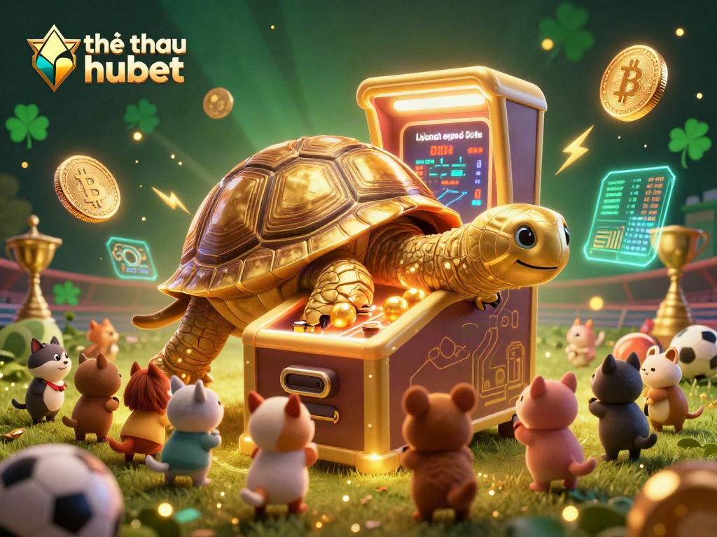 Engage in thể thao hubet betting with lively characters and sports elements in a vibrant 3D scene.