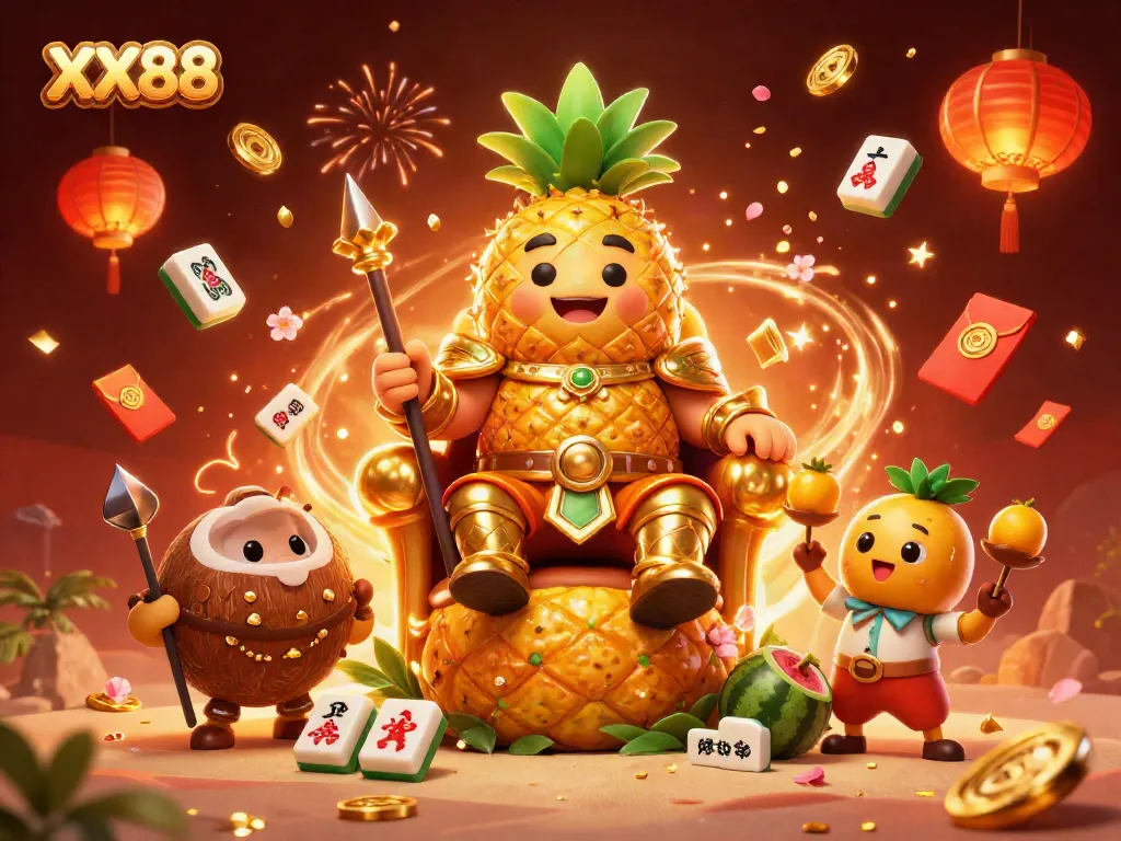 Engage with exciting gameplay at XX88, featuring colorful characters and vibrant casino elements.