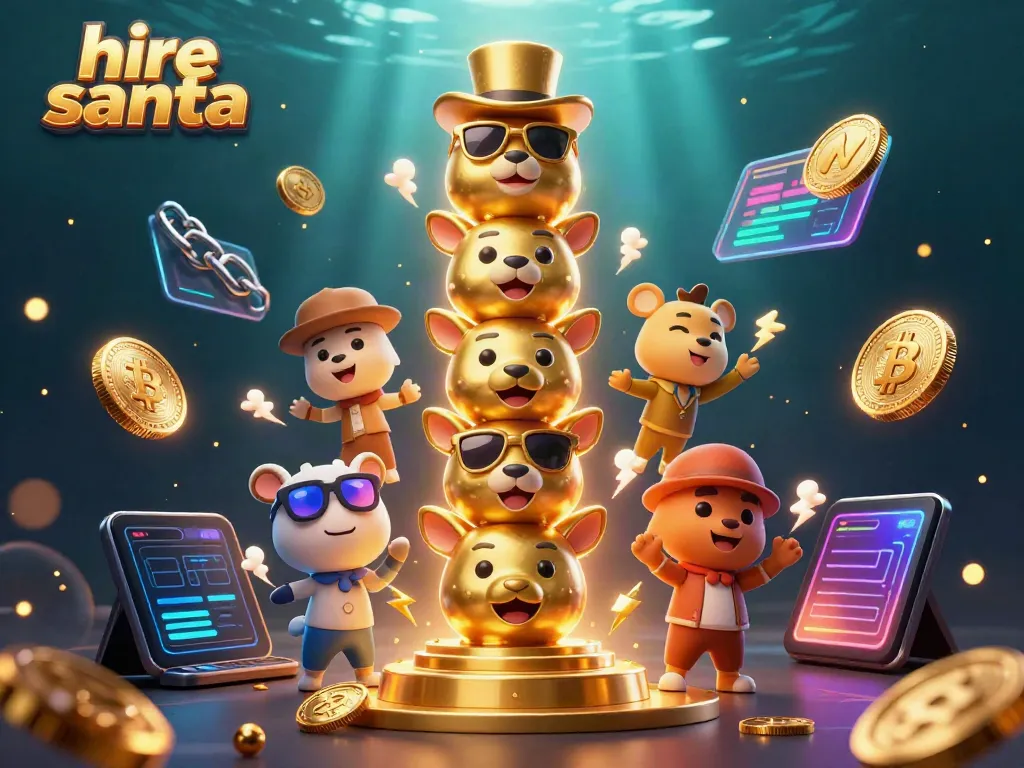 Experience the magic of hire santa with festive casino-themed elements.