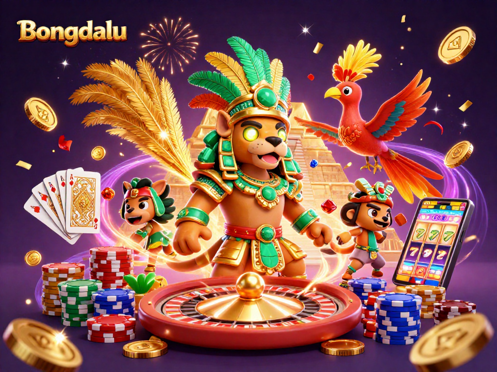 Bongdalu players spin a vibrant 3D roulette alongside stunning cosmic elements and gold coins.