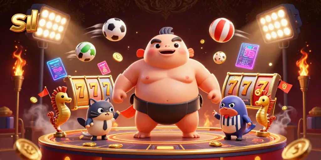 Experience thrilling slot gameplay with vibrant characters and dynamic casino elements.