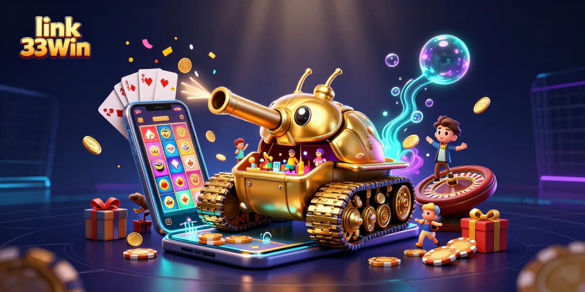 Experience excitement at link 33Win with a vivid 3D casino mini-world bursting with games and fun.