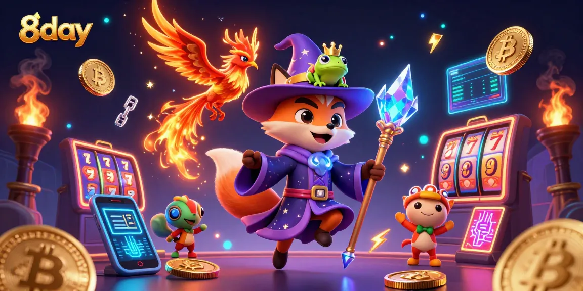 Experience exciting gameplay with 8day's dynamic casino elements and magical characters in vivid detail.