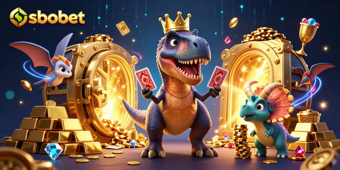 Experience sbobet betting action with colorful characters in a vibrant casino scene.
