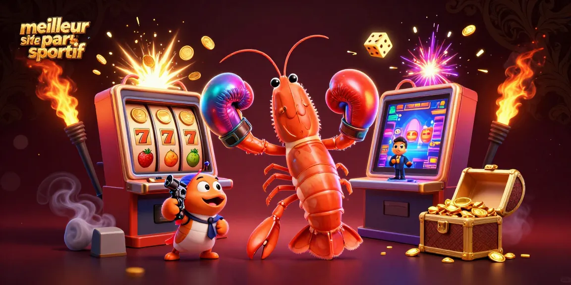 Pariez sur le meilleur site de paris sportif avec l'illustration dynamique d'un casino ludique.
